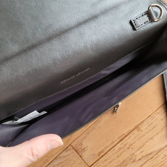 Danier Black Leather Clutch - Picture 7 of 14